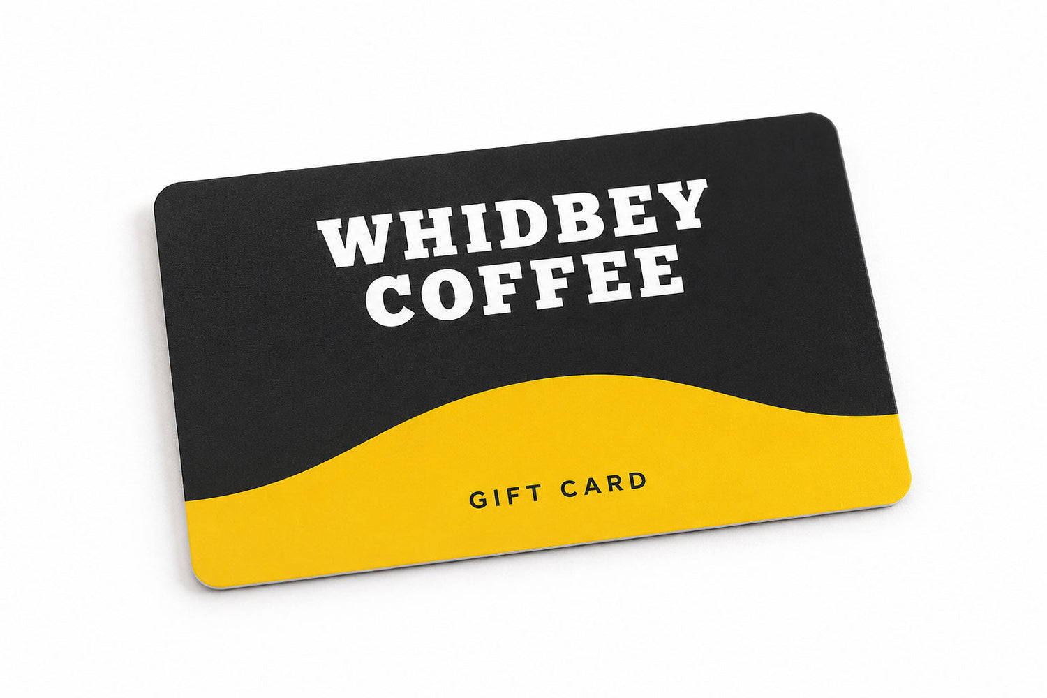 gift card on white surface